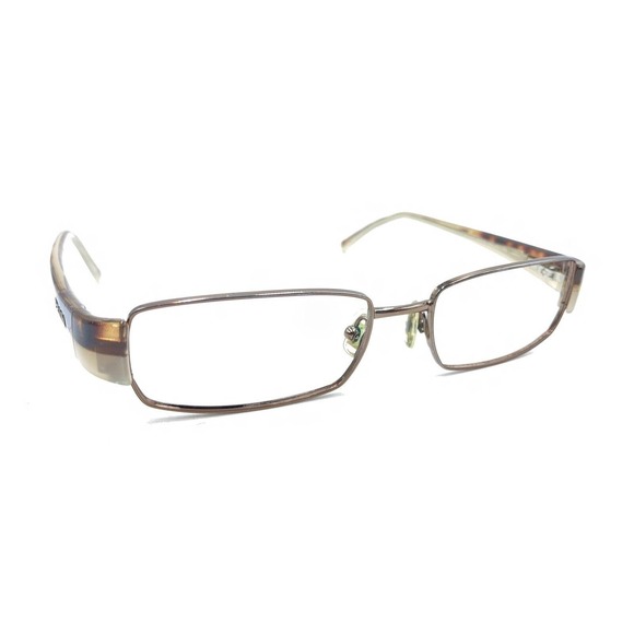 Prada VPR 73H 766-1O1 Brown Beige Eyeglasses Frames 50-16 135 Italy Designer - Picture 1 of 12
